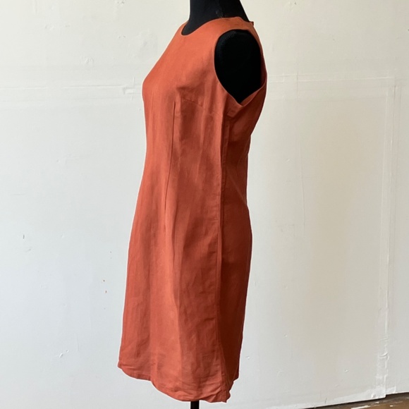 Vintage chocolate brown shift dress - Picture 2 of 11